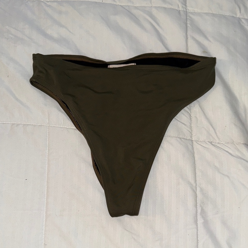 Makara wear Palmyra Army Olive Green Bikini Bottom size small